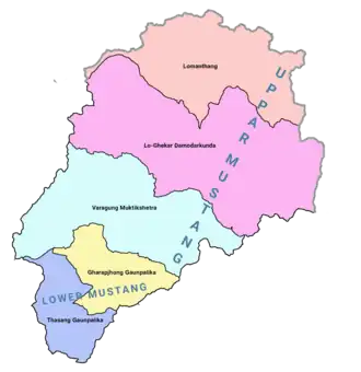 Upper & lower Mustang with local level bodies