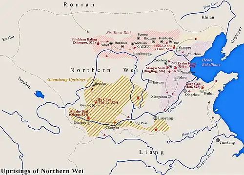 Uprisings of Northern Wei (523–528)