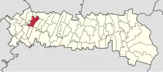 Location in Ialomița County