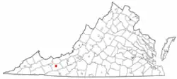 Location in the Commonwealth of Virginia