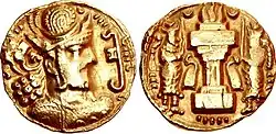 Sind coin of Bahram V (r.420-438 CE)