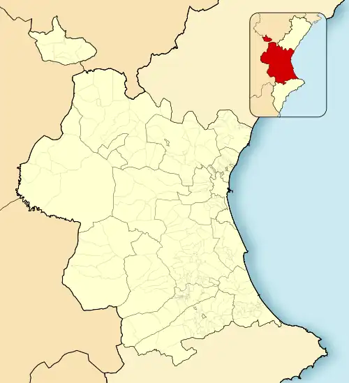 Moixent/Mogente is located in Province of Valencia