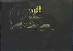 Loom With Weaver also Weaver Arranging Threads, 1884, Kröller-Müller Museum, Otterlo, Netherlands (F35)