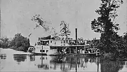 Verapaz Railroad steamboat sailing the Polochic river.[5]