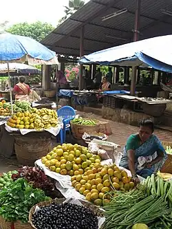 Main fish and produce market