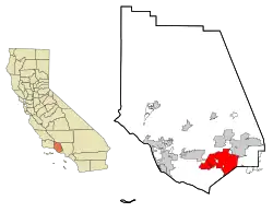 Location in Ventura County, California