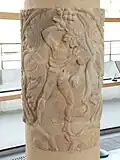 Column depicting Hercules in the Garden of the Hesperides.