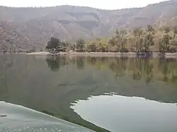View From Boat Journey towards caves