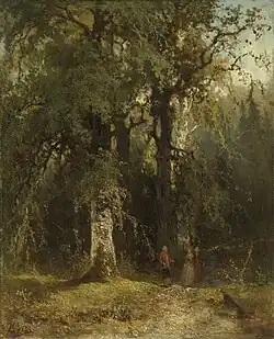 J.W. Bilders: View in the Woods, c. 1860–80; oil on canvas - collection Rijksmuseum