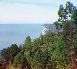 View of the coast from Cape Zelenyi (Batumi)