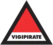 Vigipirate triangle only no text below