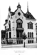 Villa Fritzsche, Karl Tauchnitzerstrasse 37 (old 55), designed by Max Pommer (1898)