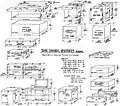 Touring cases schematic for Video display system Kool Jazz Festival 1978