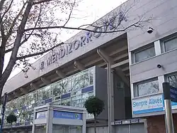 Exterior of the main stand