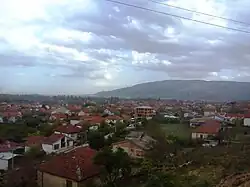View of buildings in Volkovo, Macedonia