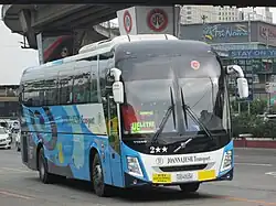 Volvo B7R operated by Joanna Jesh Transport Corporation in the Philippines