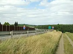 Section near Voznice, in 2009 still as R4