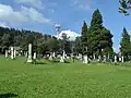 Overview of the cemetery
