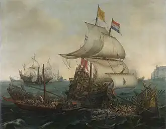 Battle of the Narrow Seas, by Hendrick Cornelisz Vroom.