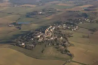 An aerial view of La Sauvetat