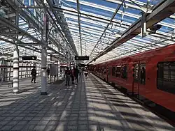 The station platform
