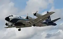 Lockheed WP-3D Orion in flight