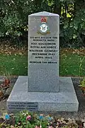 The RAF Grimsby memorial to 100 Squadron.