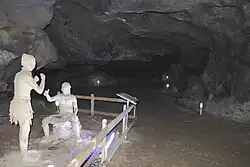 Inside the cave