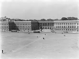 Saxon Palace viewed from Saxon Square (1934)