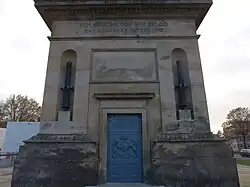 View of the column's base