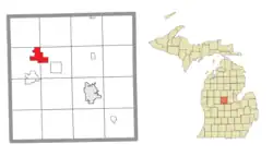 Location within Isabella County