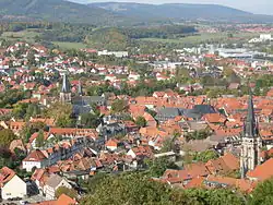 View over the old town of Wernigerode