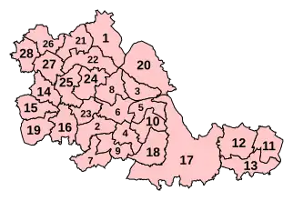 Parliamentary constituencies in West Midlands (2010-2024)