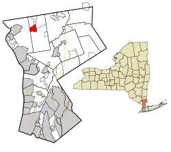 Location of Crompond, New York