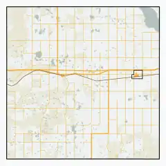 Rural Municipality of Wheatlands No. 163 is located in Wheatlands No. 163