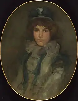 Blue and Coral The Little Blue Bonnet 1898 oil on canvas