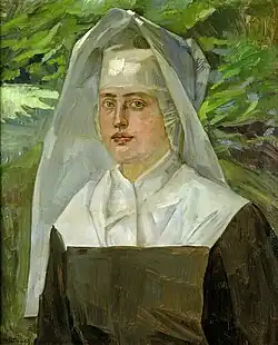 Portrait of a Nun in a Summer Garden (ca. 1900)