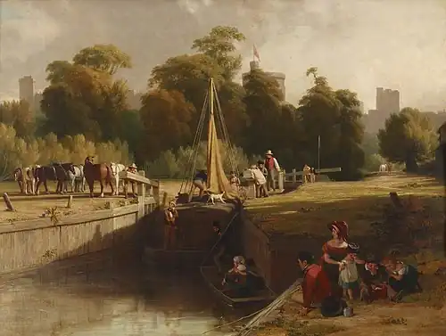 The Old Lock, Windsor, 1817