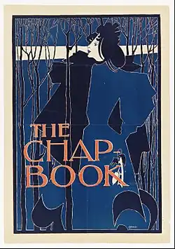 The Blue Lady by Will H. Bradley, The Chap Book (1894)