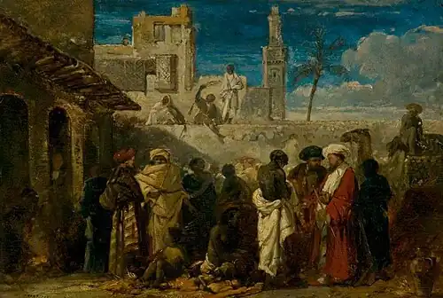 The Slave Market, Cairo by William James Müller