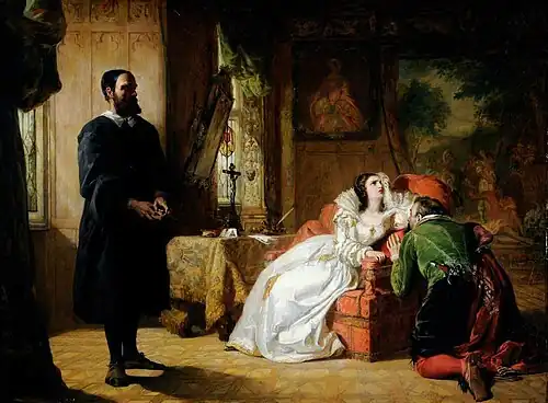 John Knox Reproving Mary, Queen of Scots by William Powell Frith
