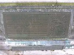 The memorial to William Ralston Patrick in Beith cemetery.