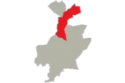 Location of Wilsele in Leuven