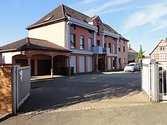 The town hall in Wilwisheim