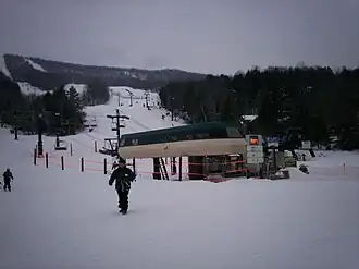 Windham Mountain Club ski lift in 2008.