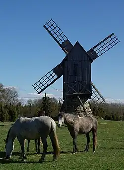 One of three windmills in Koguva