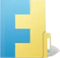 The original Windows Live FolderShare logo