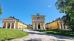 Economic buildings at Wiurila Mansion in Salo.