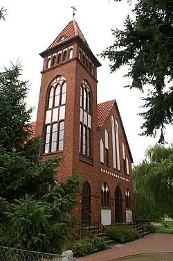 Former Polish Catholic church in Wolgast
