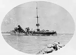 Image 76The wrecked German raider Emden (from History of the Royal Australian Navy)
